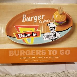 Vintage Burger Plater 1950 Style Burger Joint!